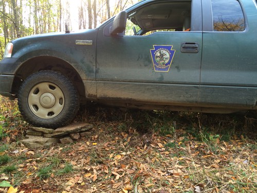 Truck vs stump