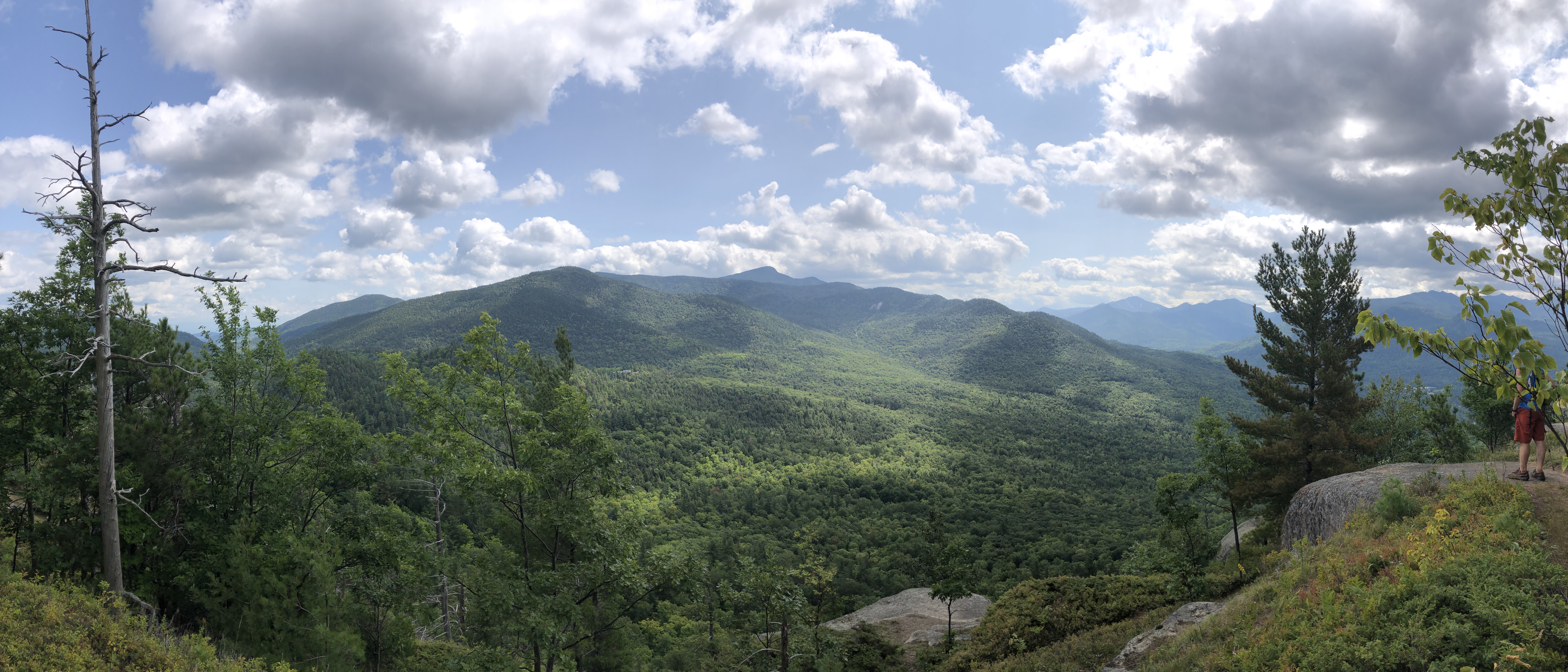 view from mountain top in the Adirondacks